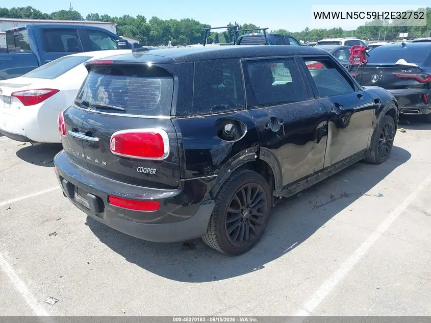 2017 Mini Clubman Cooper VIN: WMWLN5C59H2E32752 Lot: 45370183