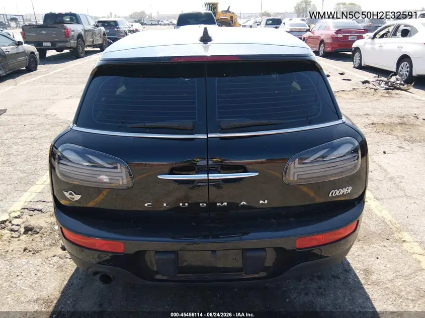 2017 Mini Clubman Cooper VIN: WMWLN5C50H2E32591 Lot: 45456114