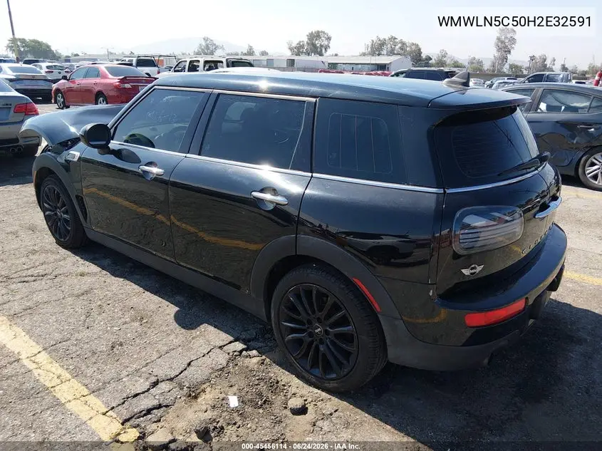 2017 Mini Clubman Cooper VIN: WMWLN5C50H2E32591 Lot: 45456114
