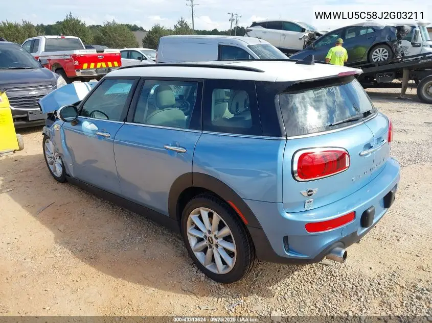 2018 Mini Clubman Cooper S VIN: WMWLU5C58J2G03211 Lot: 43313624