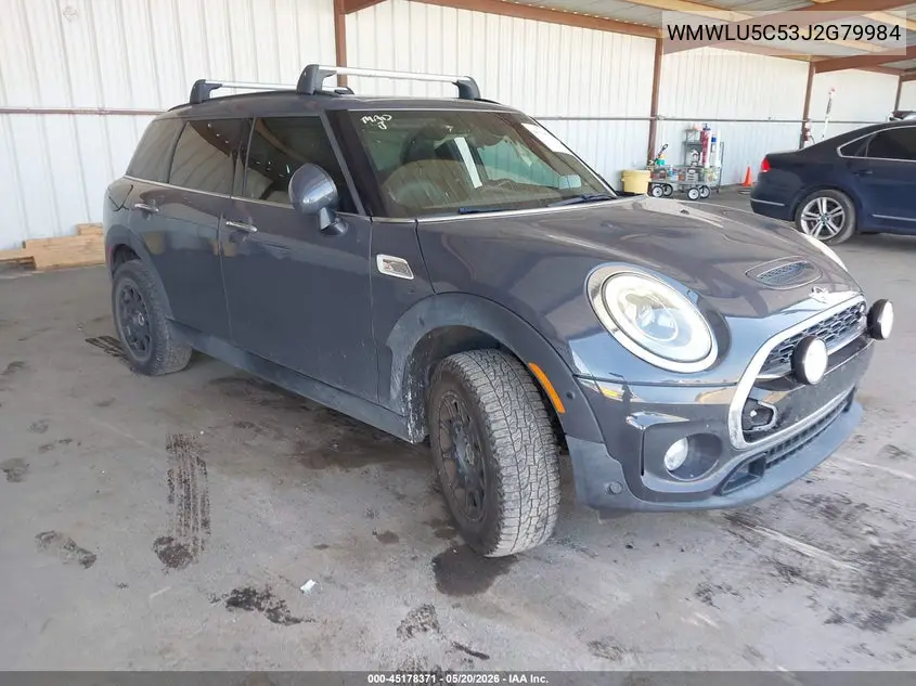 2018 Mini Clubman Cooper S VIN: WMWLU5C53J2G79984 Lot: 45178371