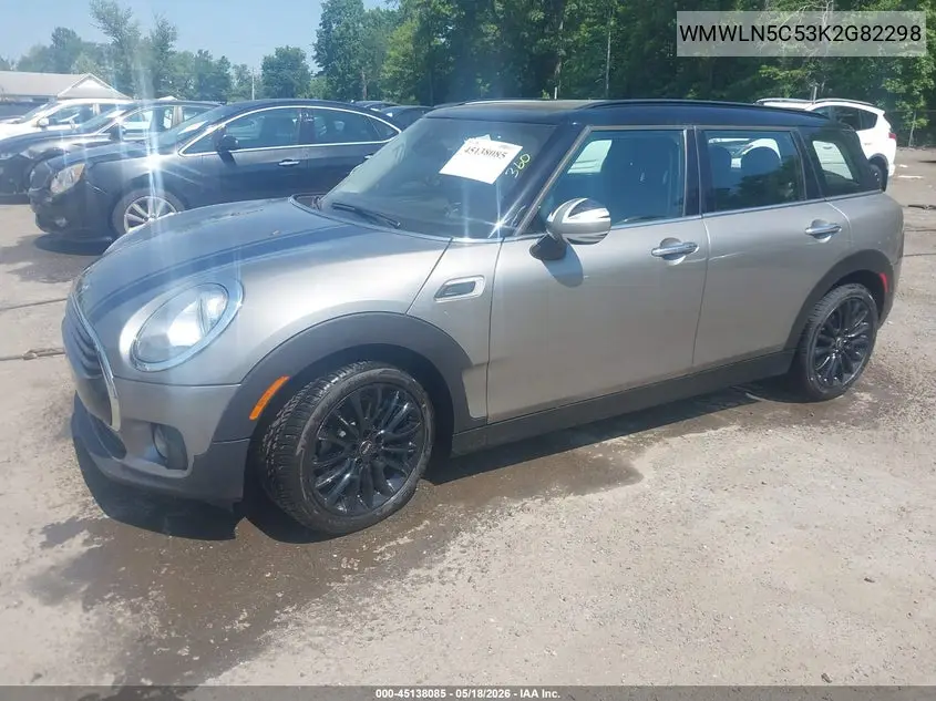 2019 Mini Clubman Cooper VIN: WMWLN5C53K2G82298 Lot: 45138085