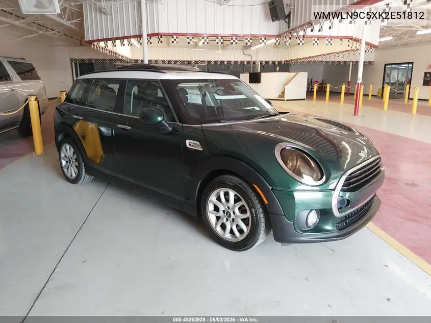 2019 Mini Clubman Cooper S VIN: WMWLN9C5XK2E51812 Lot: 45262928
