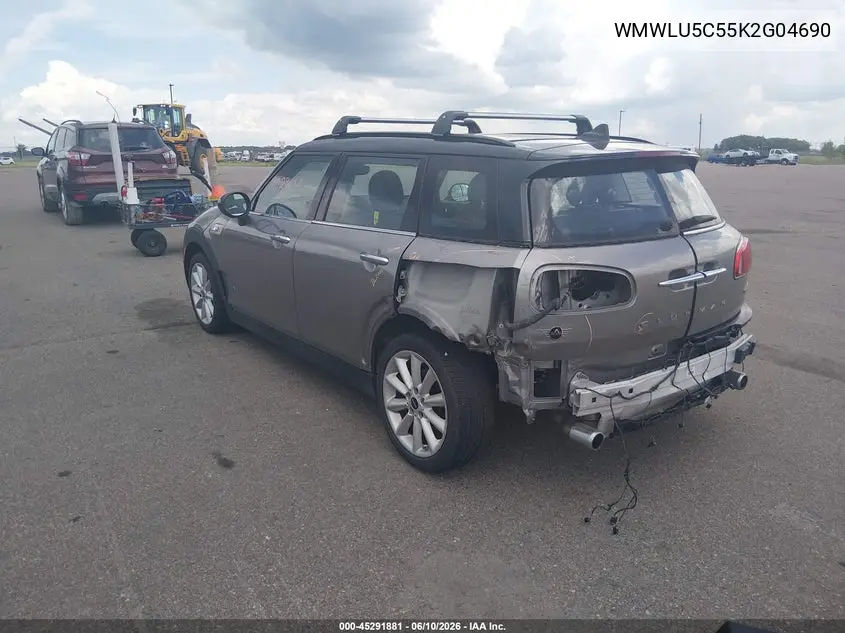 2019 Mini Clubman Cooper S VIN: WMWLU5C55K2G04690 Lot: 45291881