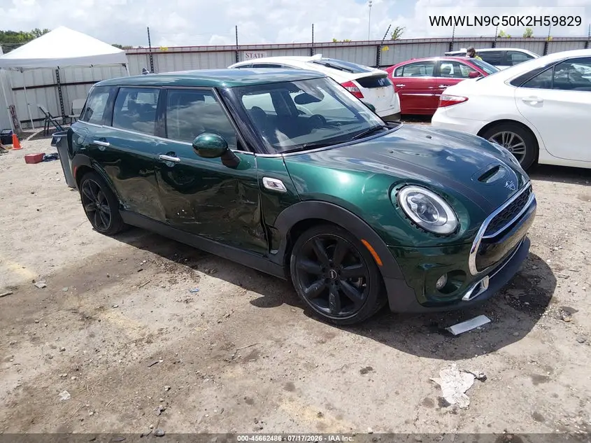 2019 Mini Clubman Cooper S VIN: WMWLN9C50K2H59829 Lot: 45662486