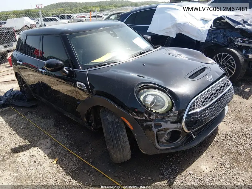 2020 Mini Clubman Cooper S VIN: WMWLV7C06L2M67481 Lot: 45506130