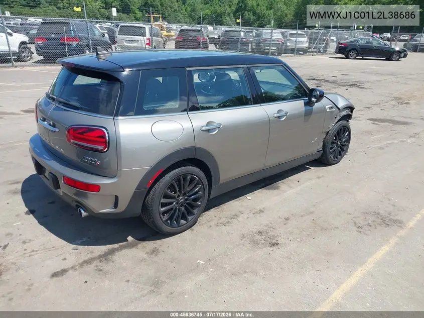 2020 Mini Clubman Cooper S VIN: WMWXJ1C01L2L38686 Lot: 45636745
