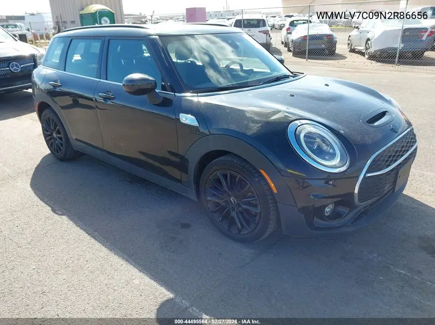2022 Mini Clubman Cooper S VIN: WMWLV7C09N2R86656 Lot: 44495564