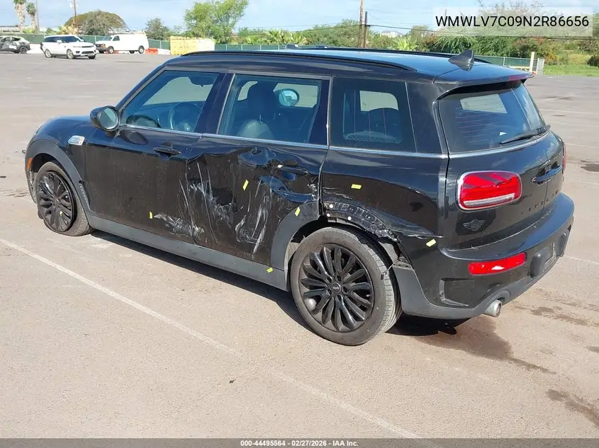 2022 Mini Clubman Cooper S VIN: WMWLV7C09N2R86656 Lot: 44495564