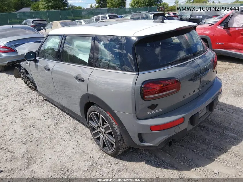 2022 Mini Clubman Cooper S VIN: WMWXJ1C01N2P93444 Lot: 45084101