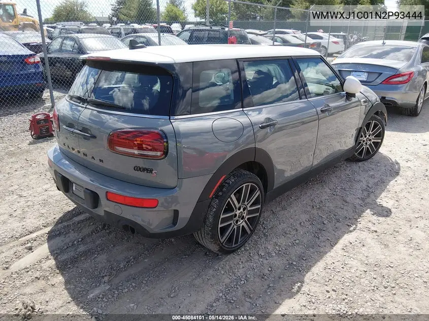 2022 Mini Clubman Cooper S VIN: WMWXJ1C01N2P93444 Lot: 45084101