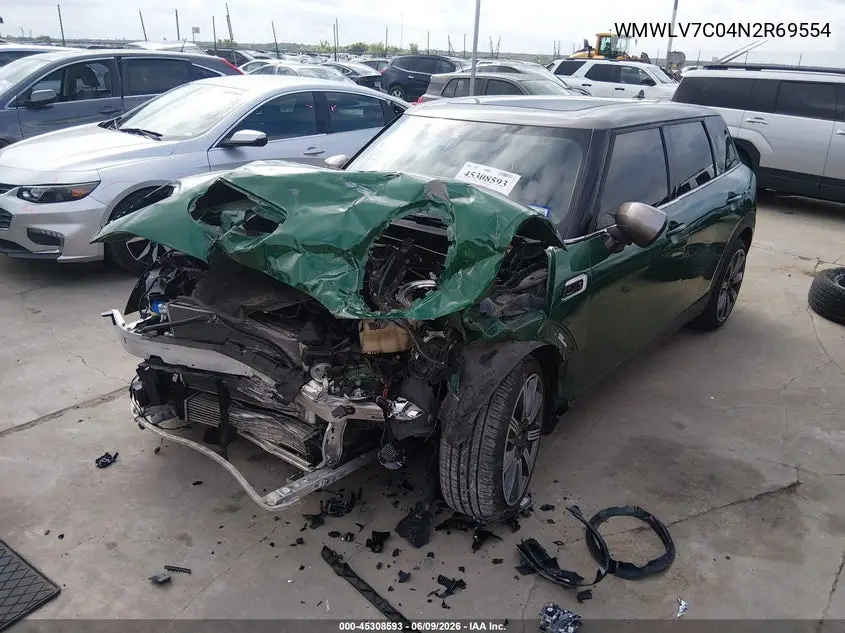2022 Mini Clubman Cooper S VIN: WMWLV7C04N2R69554 Lot: 45308593