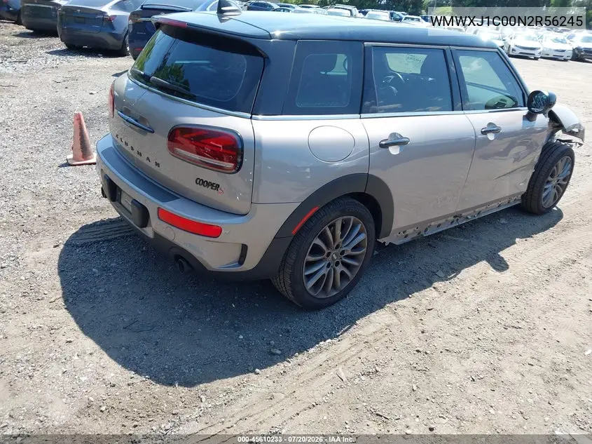 2022 Mini Clubman Cooper S VIN: WMWXJ1C00N2R56245 Lot: 45610233