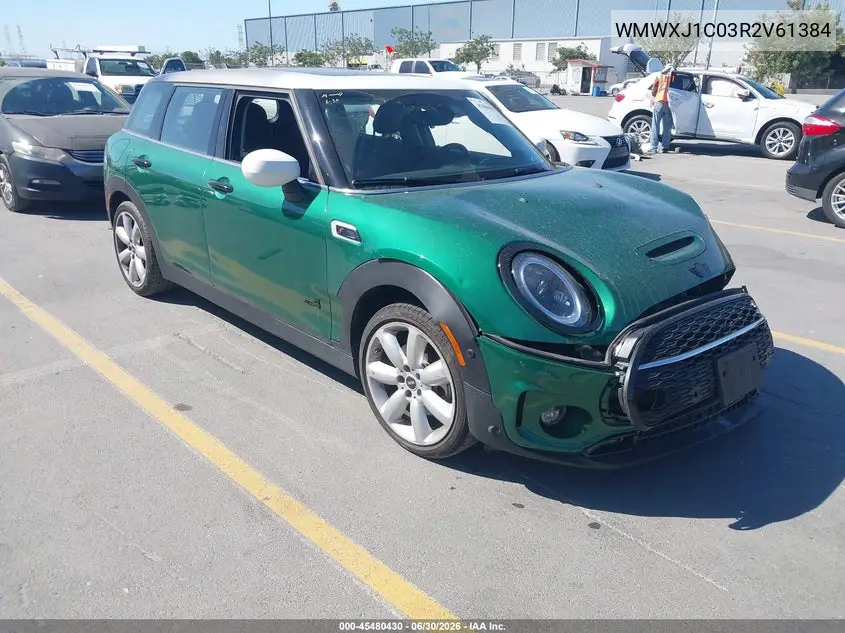 2024 Mini Clubman Cooper S VIN: WMWXJ1C03R2V61384 Lot: 45480430