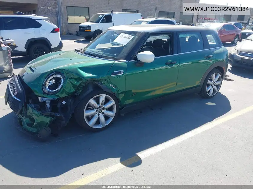 2024 Mini Clubman Cooper S VIN: WMWXJ1C03R2V61384 Lot: 45480430