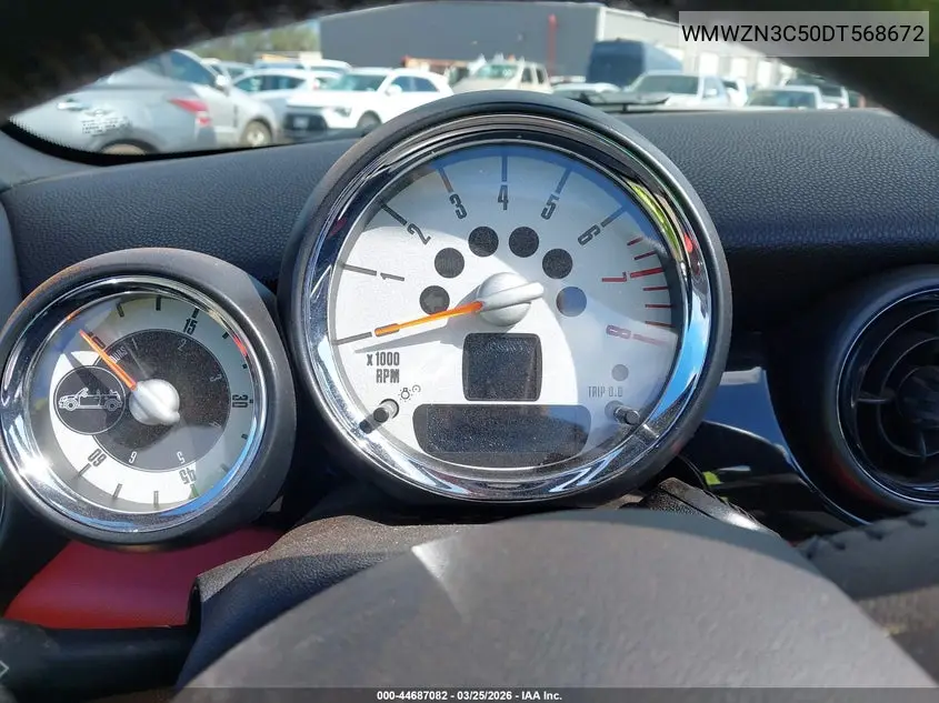 2013 Mini Convertible Cooper VIN: WMWZN3C50DT568672 Lot: 44687082