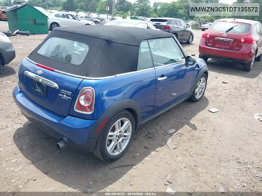 2013 Mini Convertible Cooper VIN: WMWZN3C51DT135572 Lot: 45416722