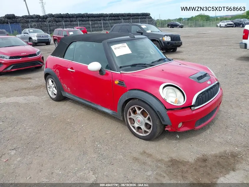 2013 Mini Convertible Cooper VIN: WMWZN3C5XDT568663 Lot: 45427791