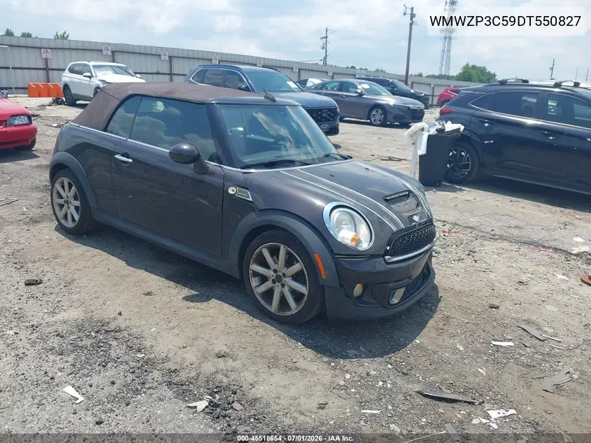 2013 Mini Convertible Cooper S VIN: WMWZP3C59DT550827 Lot: 45518654