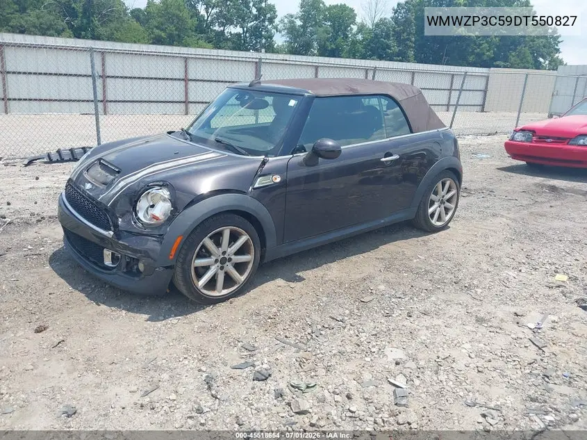 2013 Mini Convertible Cooper S VIN: WMWZP3C59DT550827 Lot: 45518654