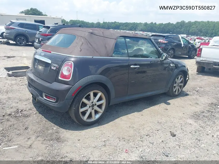 2013 Mini Convertible Cooper S VIN: WMWZP3C59DT550827 Lot: 45518654