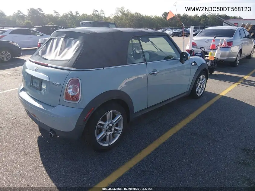 2013 Mini Convertible Cooper VIN: WMWZN3C50DT568123 Lot: 45647866