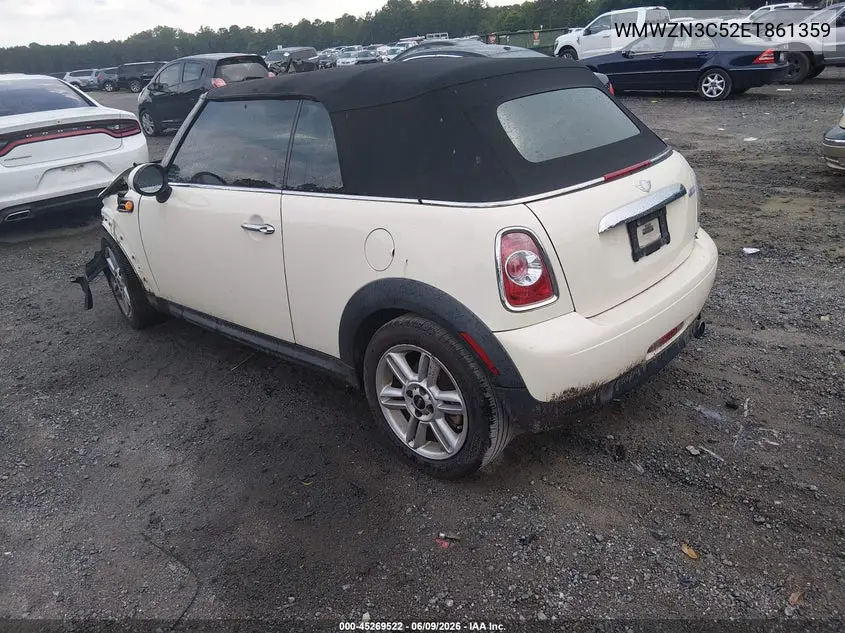 2014 Mini Convertible Cooper VIN: WMWZN3C52ET861359 Lot: 45269522