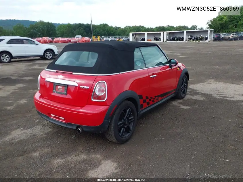 2014 Mini Convertible Cooper VIN: WMWZN3C52ET860969 Lot: 45283610
