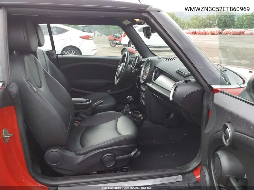 2014 Mini Convertible Cooper VIN: WMWZN3C52ET860969 Lot: 45283610