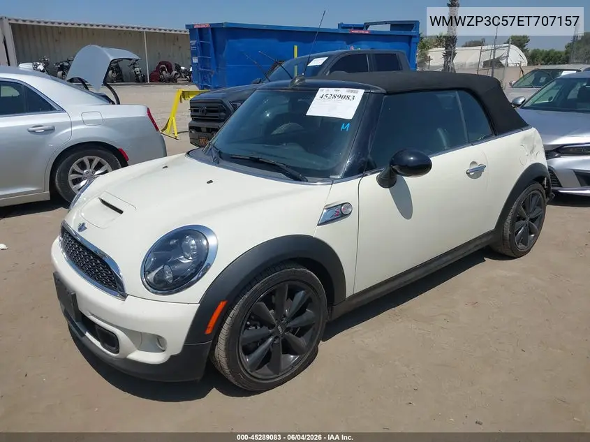 2014 Mini Convertible Cooper S VIN: WMWZP3C57ET707157 Lot: 45289083