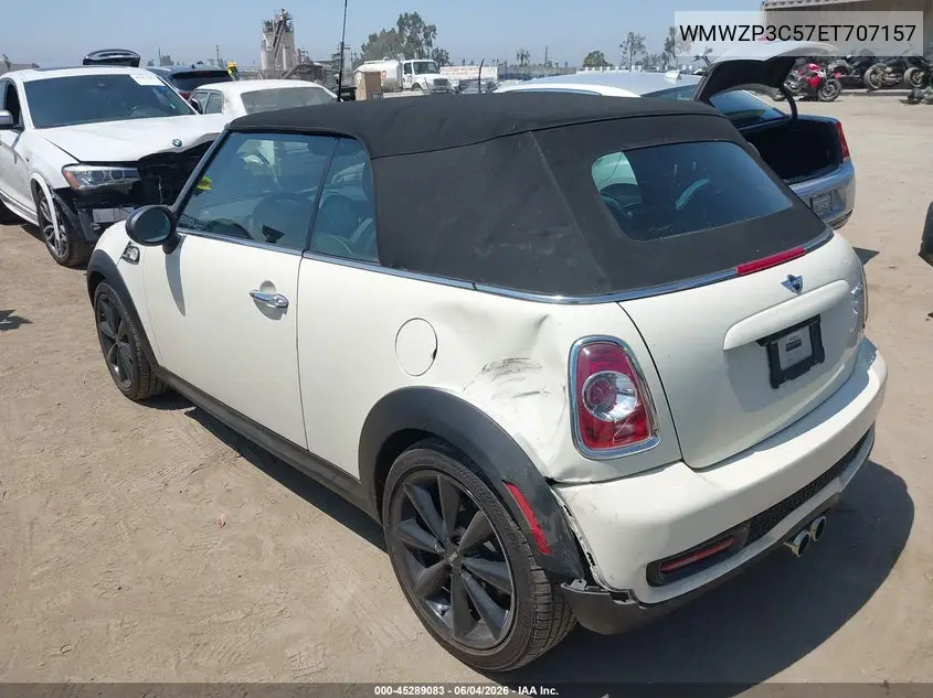 2014 Mini Convertible Cooper S VIN: WMWZP3C57ET707157 Lot: 45289083