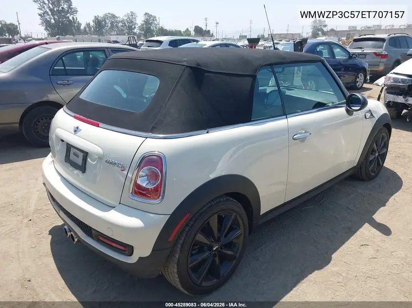 2014 Mini Convertible Cooper S VIN: WMWZP3C57ET707157 Lot: 45289083
