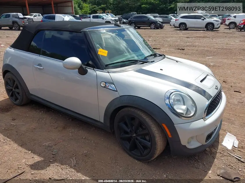 2014 Mini Convertible Cooper S VIN: WMWZP3C59ET298093 Lot: 45468014