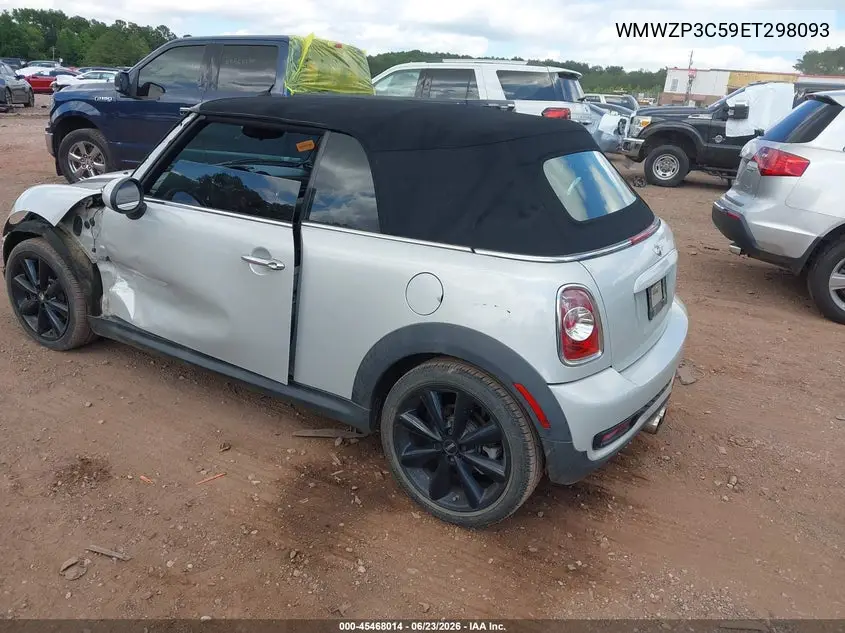 2014 Mini Convertible Cooper S VIN: WMWZP3C59ET298093 Lot: 45468014