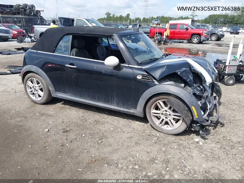 2014 Mini Convertible Cooper VIN: WMWZN3C5XET266386 Lot: 45524767
