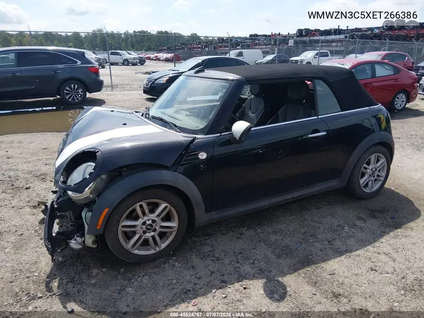 2014 Mini Convertible Cooper VIN: WMWZN3C5XET266386 Lot: 45524767