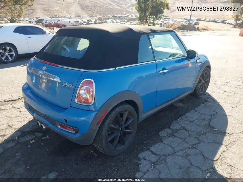 2014 Mini Convertible Cooper S VIN: WMWZP3C58ET298327 Lot: 45542092