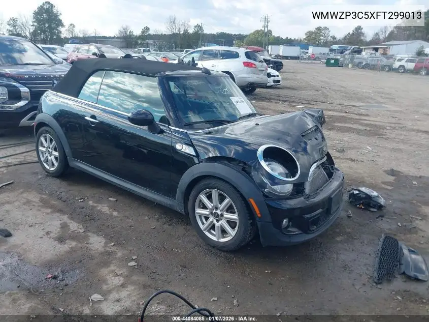 2015 Mini Convertible Cooper S VIN: WMWZP3C5XFT299013 Lot: 44084085