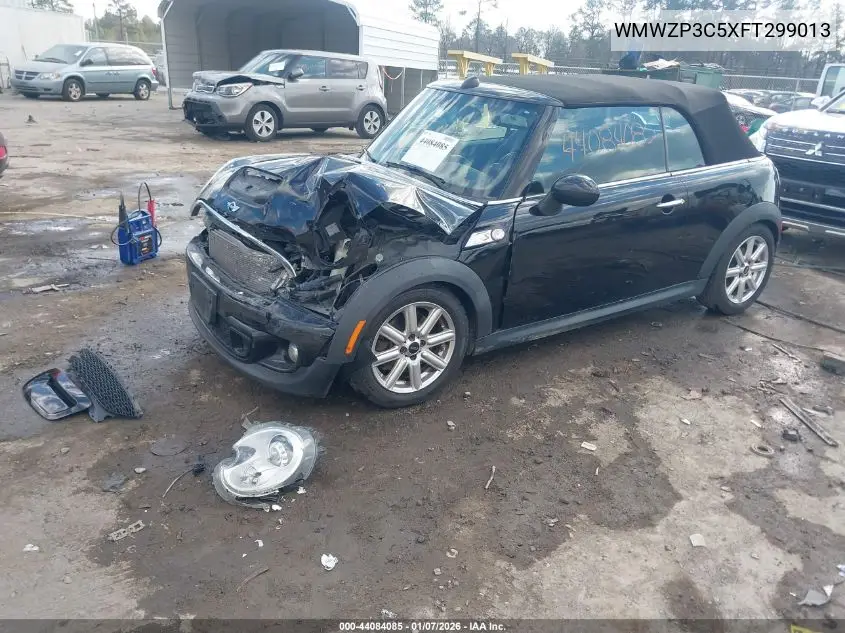 2015 Mini Convertible Cooper S VIN: WMWZP3C5XFT299013 Lot: 44084085