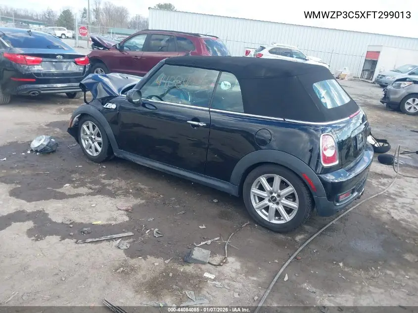 2015 Mini Convertible Cooper S VIN: WMWZP3C5XFT299013 Lot: 44084085