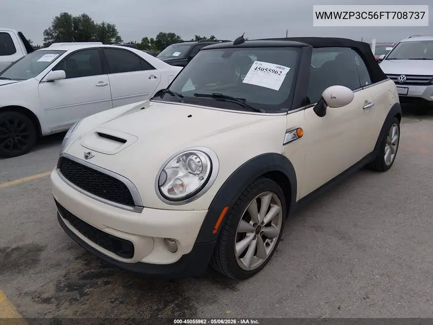 2015 Mini Convertible Cooper S VIN: WMWZP3C56FT708737 Lot: 45055962