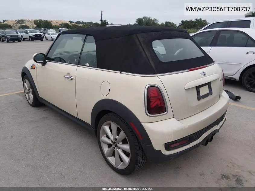 2015 Mini Convertible Cooper S VIN: WMWZP3C56FT708737 Lot: 45055962