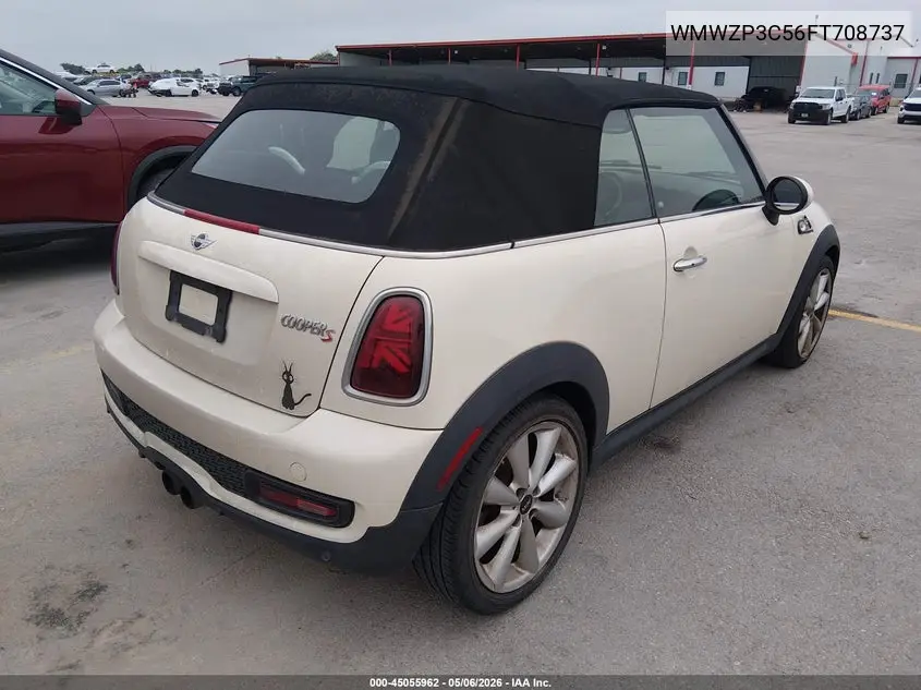 2015 Mini Convertible Cooper S VIN: WMWZP3C56FT708737 Lot: 45055962