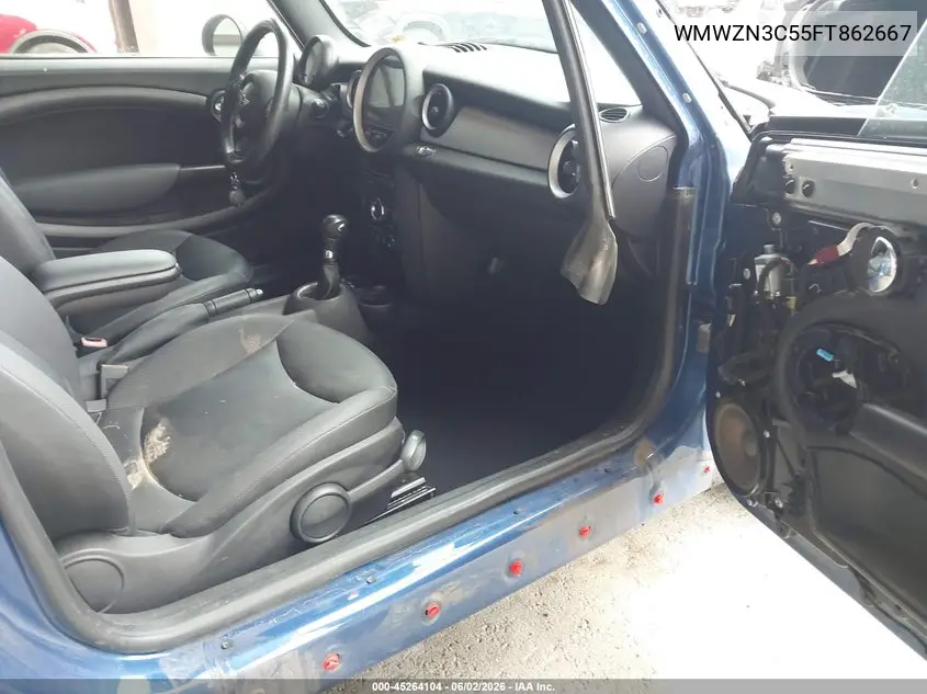 2015 Mini Convertible Cooper VIN: WMWZN3C55FT862667 Lot: 45264104