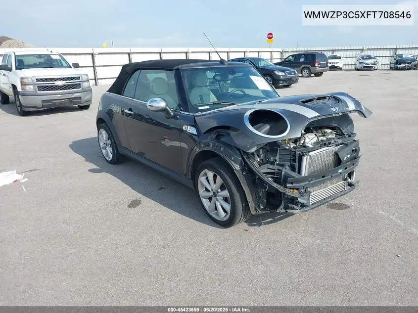 2015 Mini Convertible Cooper S VIN: WMWZP3C5XFT708546 Lot: 45423659