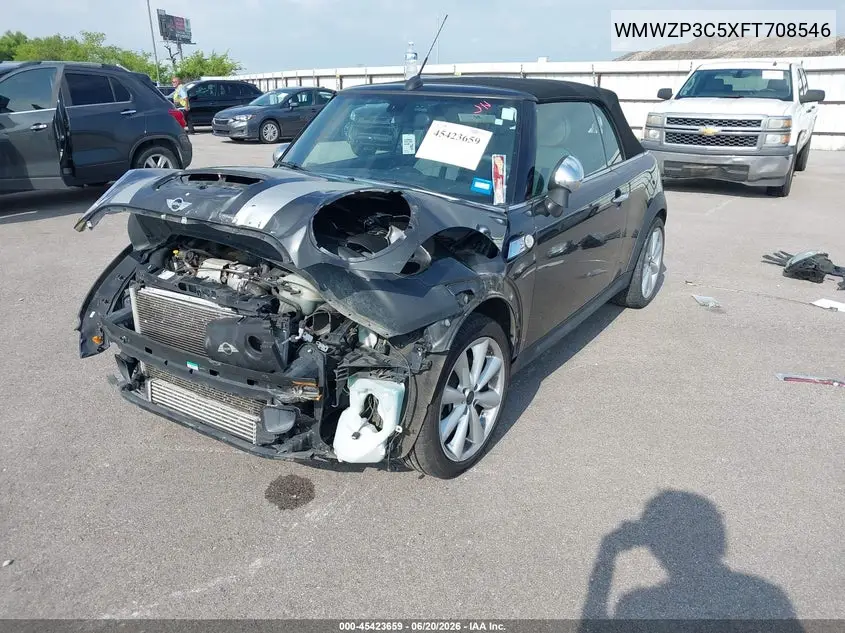 2015 Mini Convertible Cooper S VIN: WMWZP3C5XFT708546 Lot: 45423659