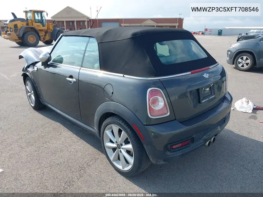 2015 Mini Convertible Cooper S VIN: WMWZP3C5XFT708546 Lot: 45423659