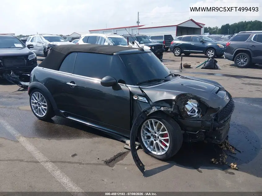 2015 Mini Convertible John Cooper Works VIN: WMWMR9C5XFT499493 Lot: 45512183