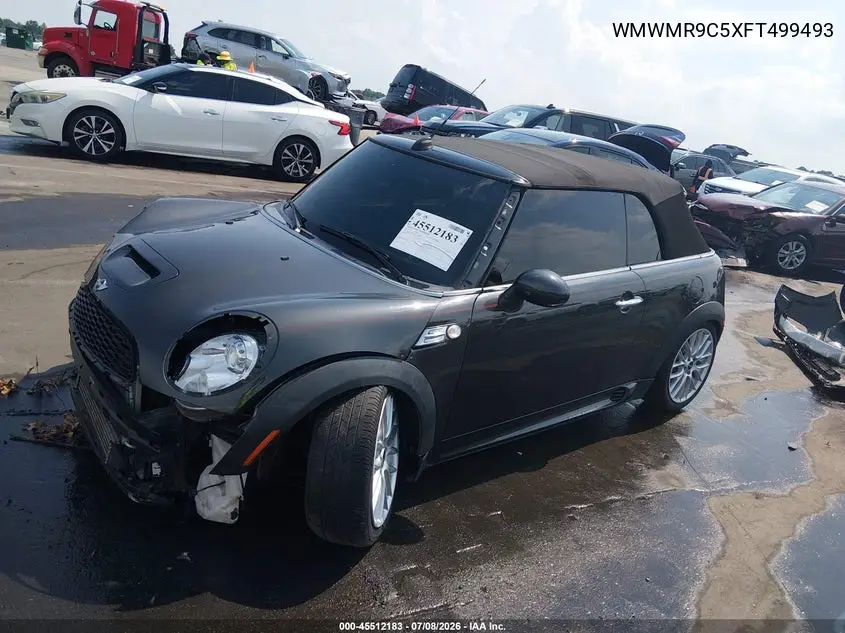 2015 Mini Convertible John Cooper Works VIN: WMWMR9C5XFT499493 Lot: 45512183