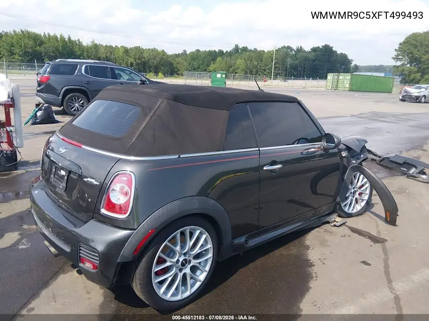 2015 Mini Convertible John Cooper Works VIN: WMWMR9C5XFT499493 Lot: 45512183